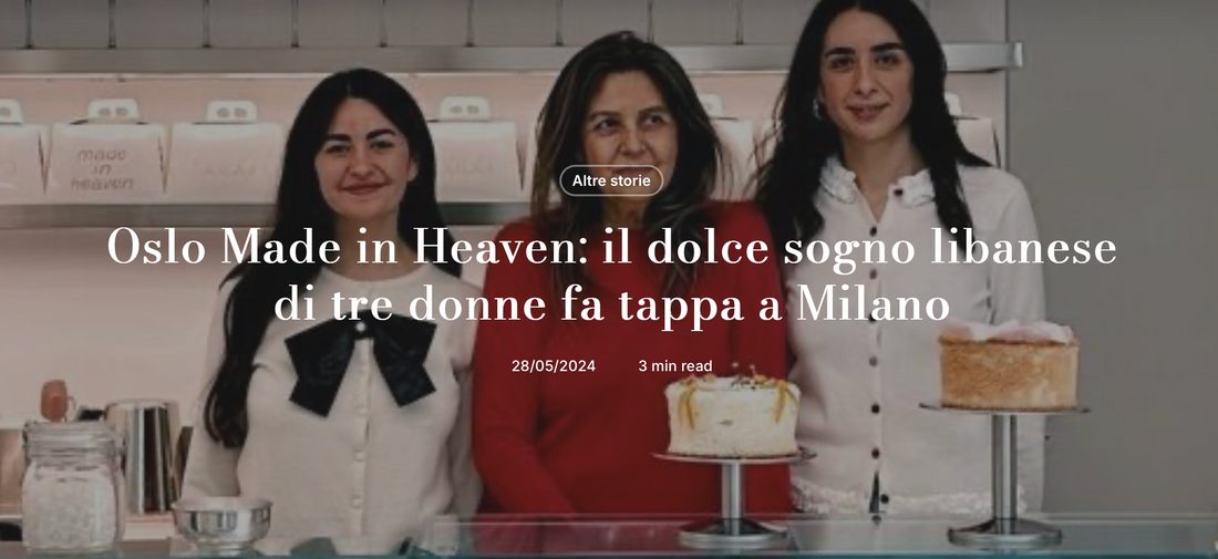 Artu Magazine: "Il dolce sogno libanese di tre donne fa tappa a Milano"