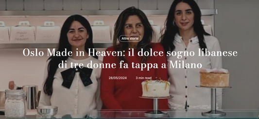 Artu Magazine: "Il dolce sogno libanese di tre donne fa tappa a Milano"