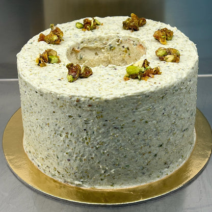 FROSTED PISTACHIO ANGEL CAKE