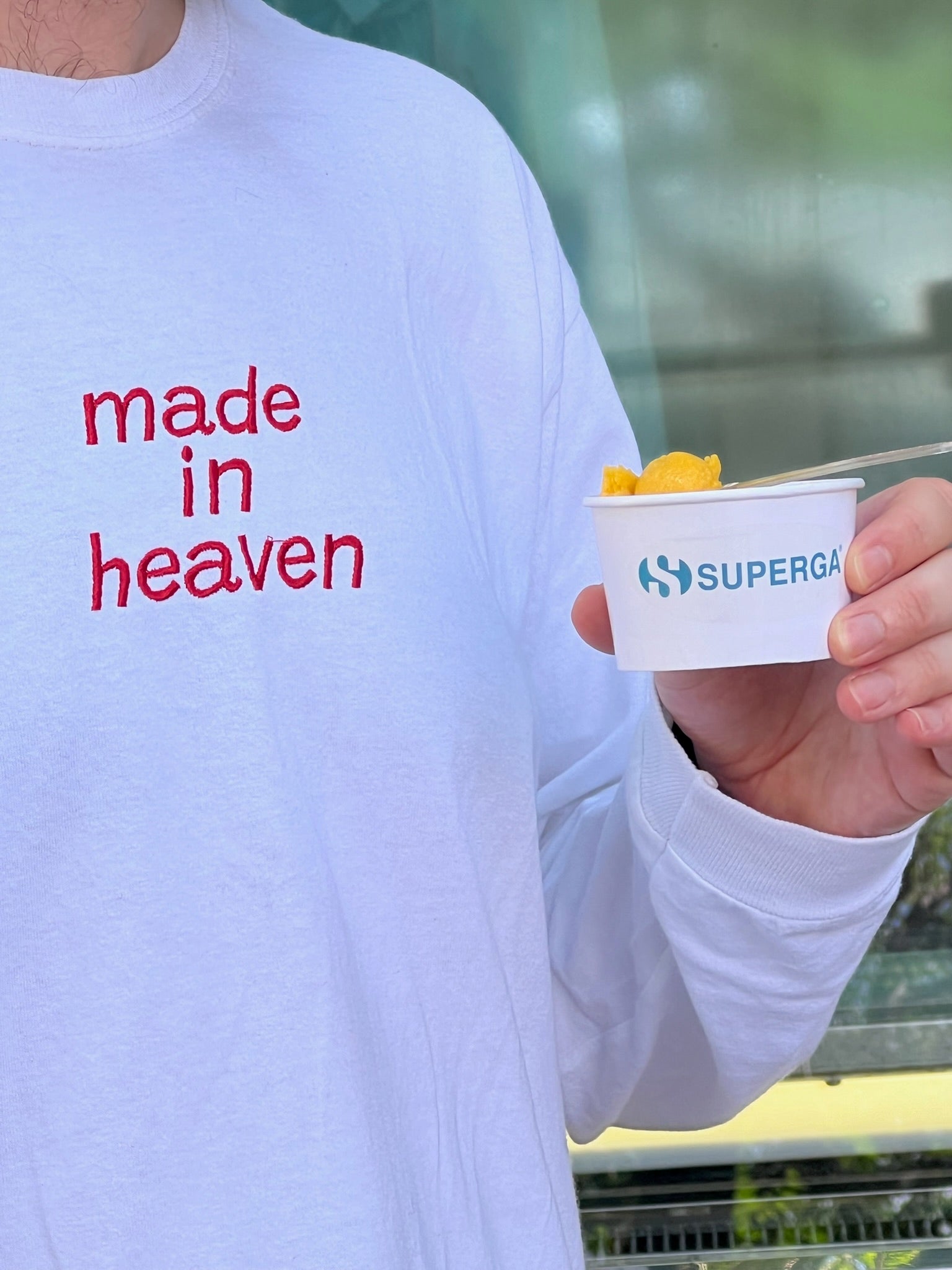 Ice cream flavours created for Superga's colour launch — a cobranded activation by OSLO Studio, Milan