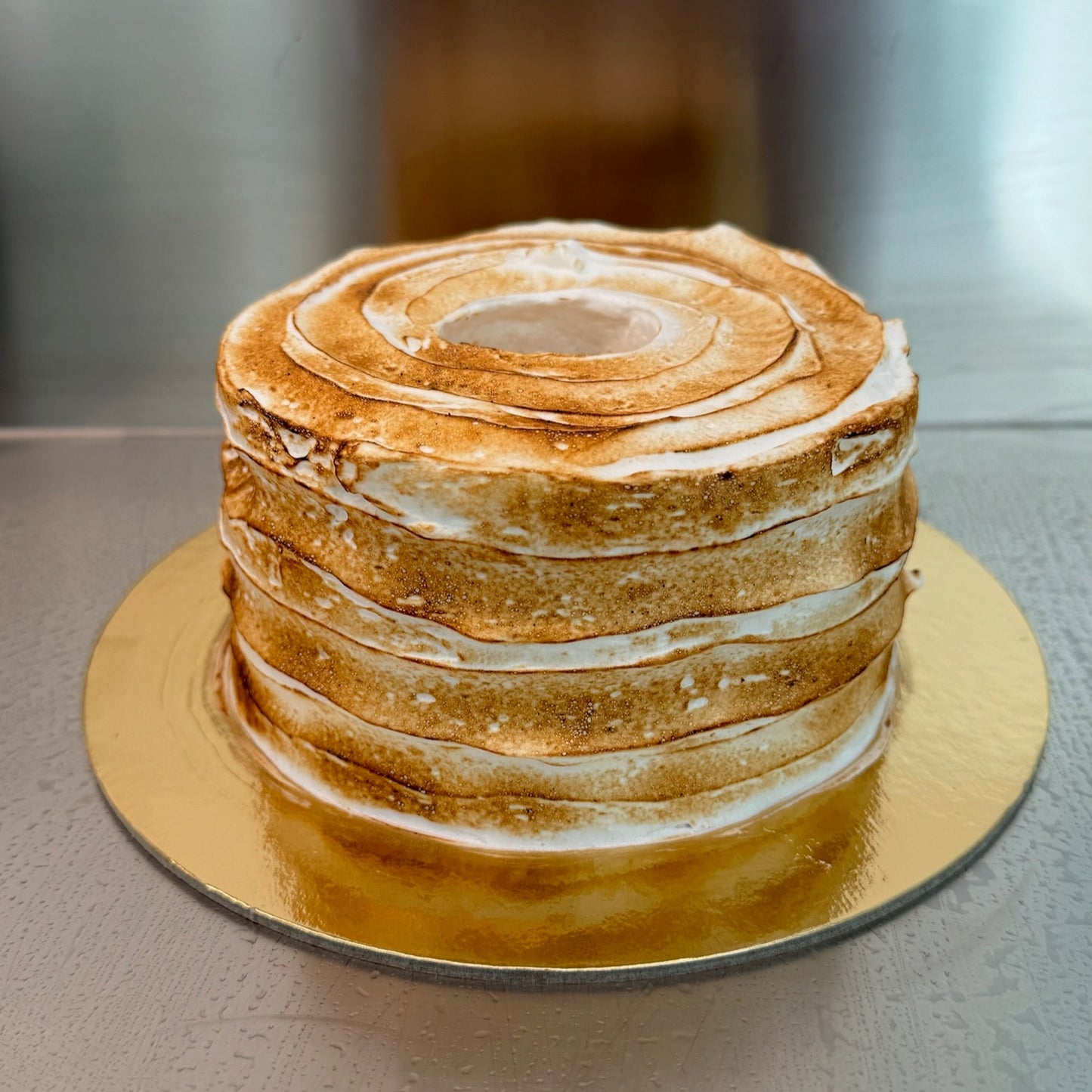 VANILLA MERINGUE CAKE