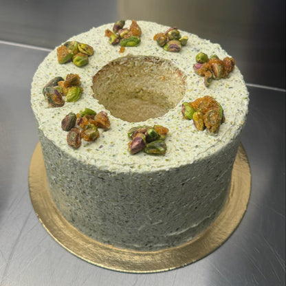 FROSTED PISTACHIO ANGEL CAKE