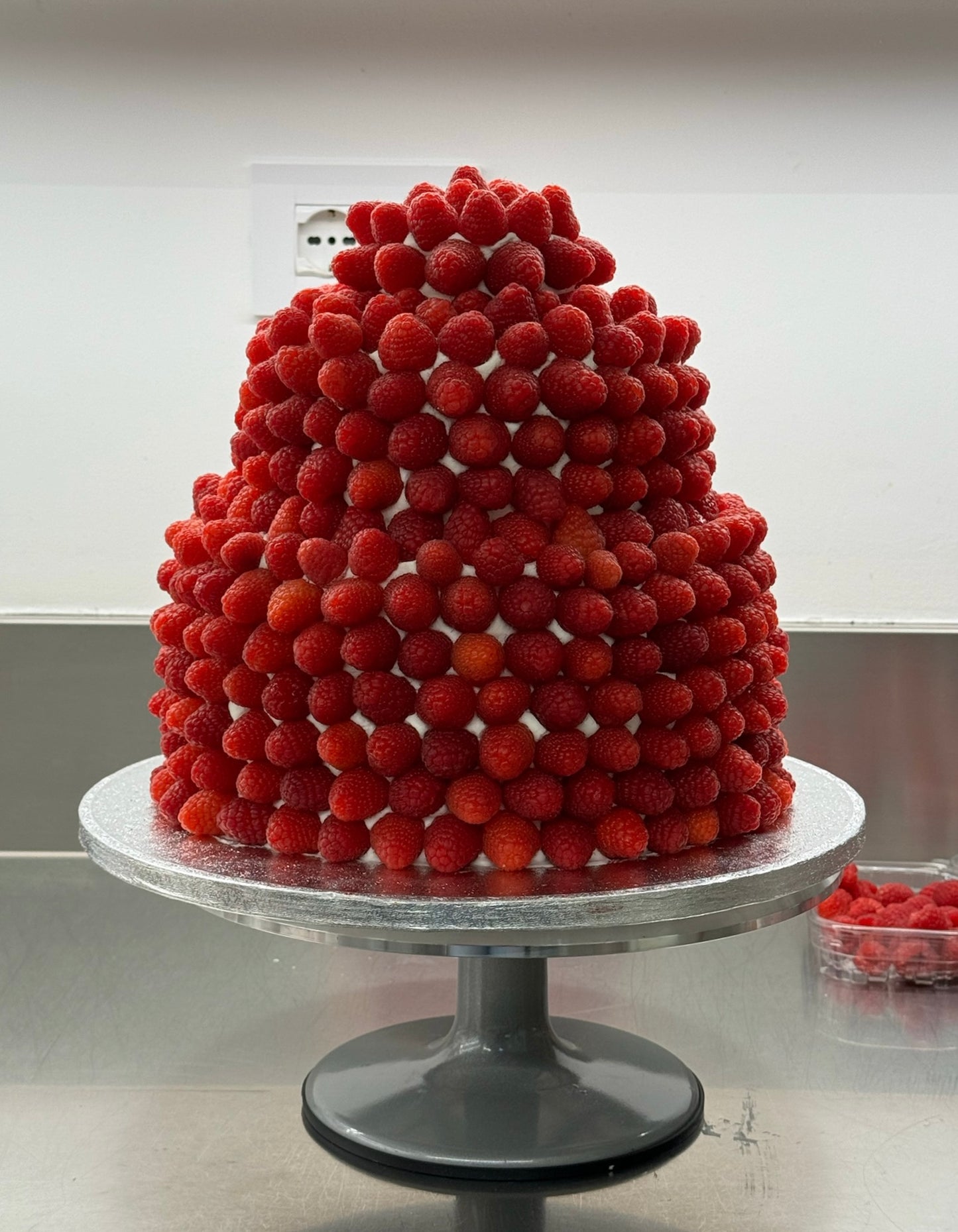BERRY COVERED CAKE