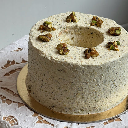 FROSTED PISTACHIO ANGEL CAKE